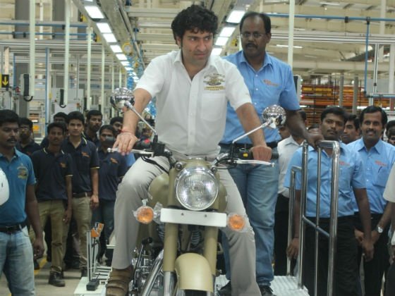Royal Enfield's new factory rolls out first bike